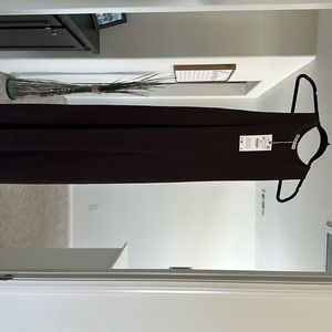 brown brand new zara dress with tags since small